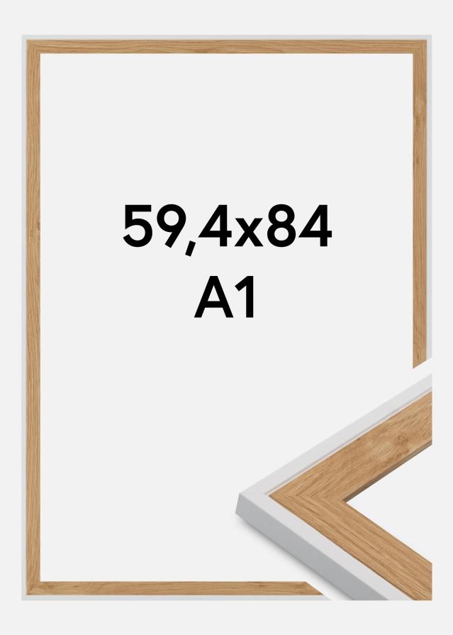 Cadre Clearline Verre Acrylique Blanc 59,4x84 cm (A1)