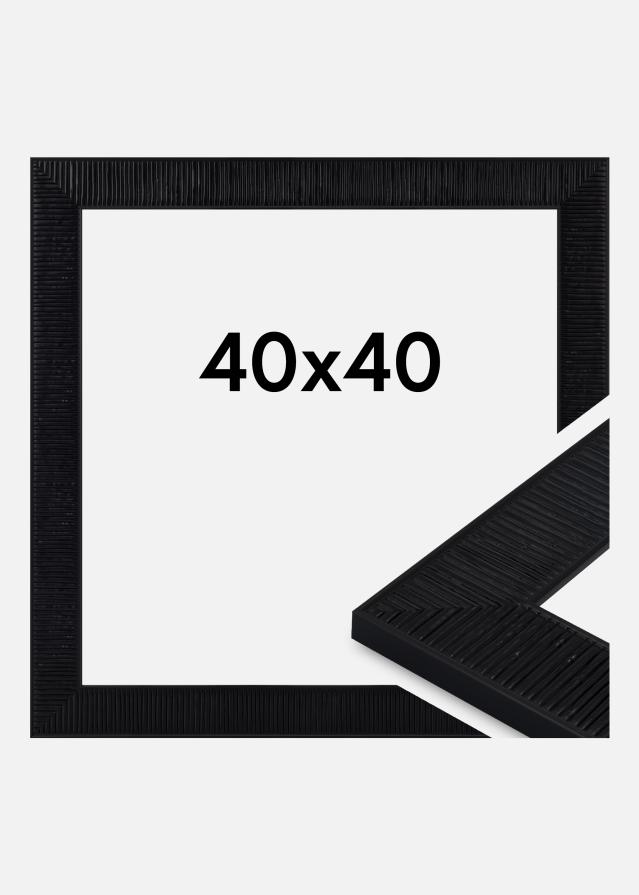 Cadre Lund Verre Acrylique Noir 40x40 cm