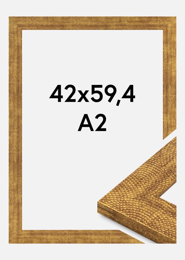 Cadre Linea Verre Acrylique Or 42x59,4 cm (A2)