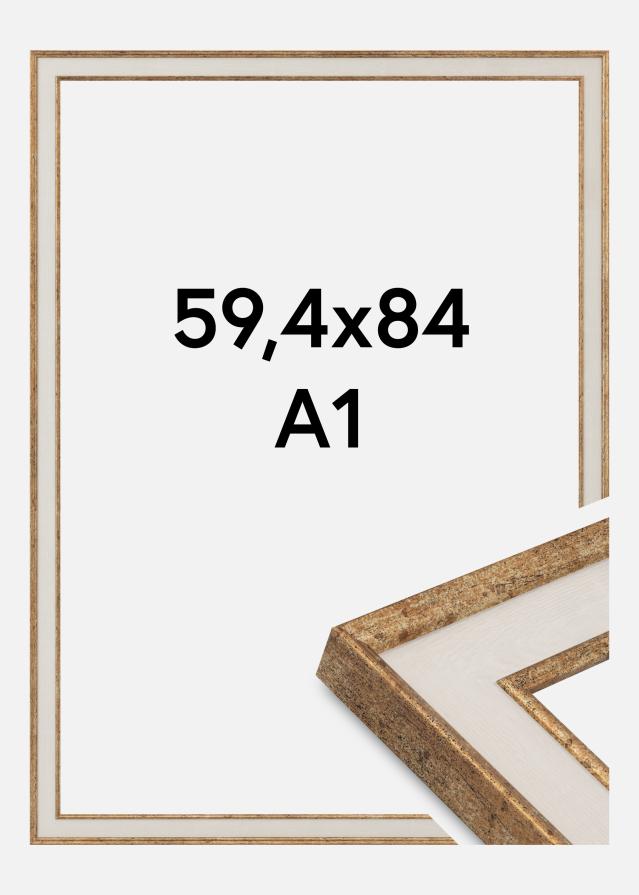 Cadre Dolly Verre Acrylique Or 59,4x84 cm (A1)