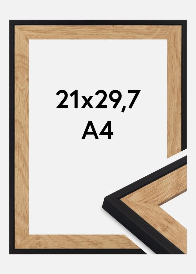 Cadre Iris Verre Acrylique Noir 21x29,7 cm (A4)