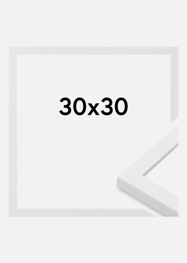 Cadre Oban Verre Acrylique Blanc 30x30 cm