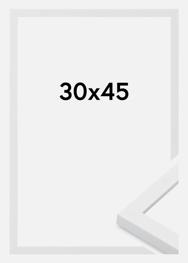Cadre Oban Verre Acrylique Blanc 30x45 cm