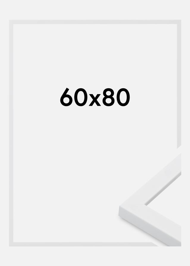 Cadre Oban Verre Acrylique Blanc 60x80 cm