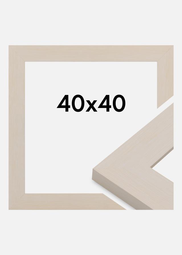 Cadre Pembrokeshire Verre Acrylique Blanc 40x40 cm