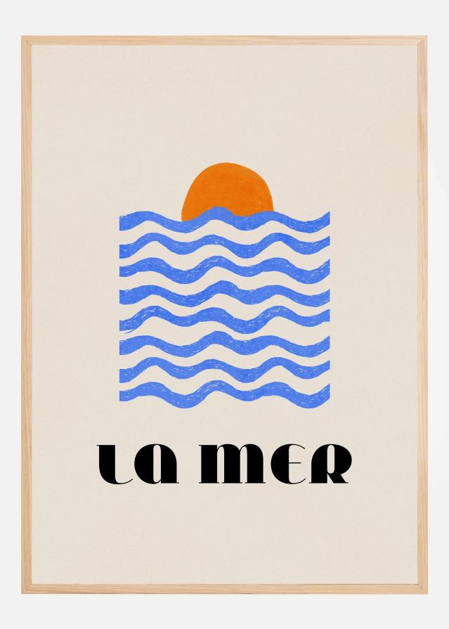 La Mer Abstract Ocean No. 03 Poster