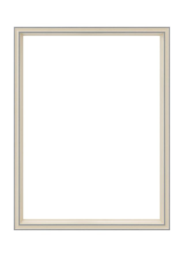 Cadre Riga Verre Acrylique Stone White / Bluish Grey 40x50 cm