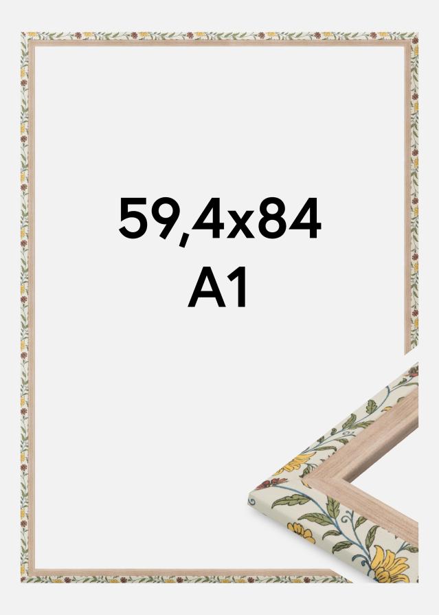 Cadre Arco Verre Acrylique Fleuri Chêne 59,4x84 cm (A1)