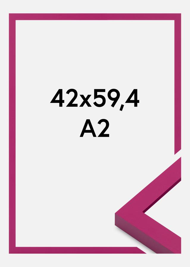 Cadre Selection Verre Acrylique Bubblegum Pink 42x59.4 cm (A2)