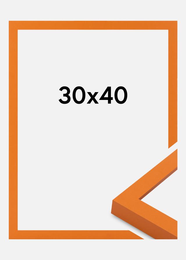 Cadre Selection Verre Acrylique Orange 30x40 cm
