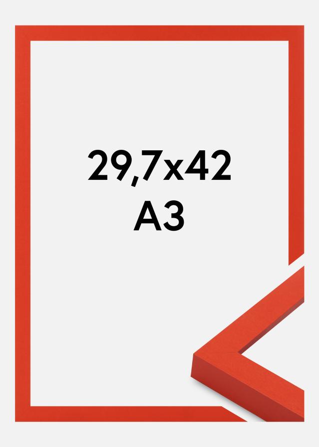 Cadre Selection Verre Acrylique Red 29.7x42 cm (A3)