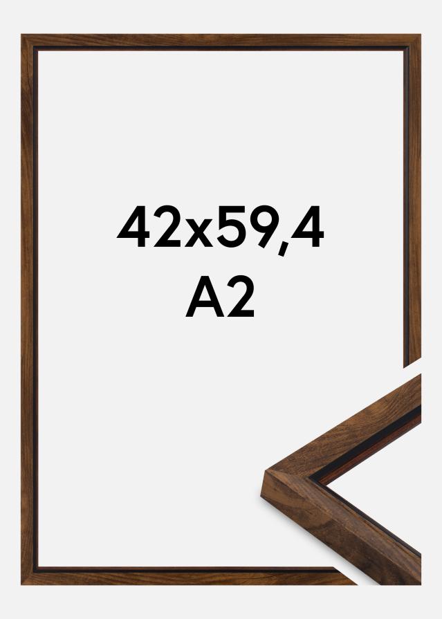 Cadre Obsidian Verre Acrylique Noyer 42x59,4 cm (A2)