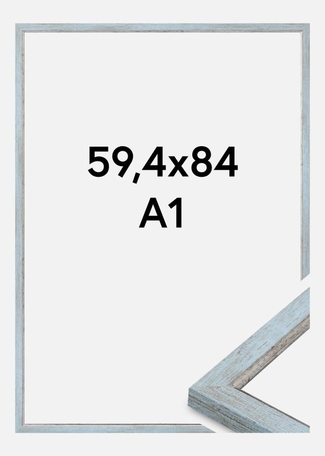 Cadre Whitby Verre Acrylique Bleu 59,4x84,1 cm (A1)