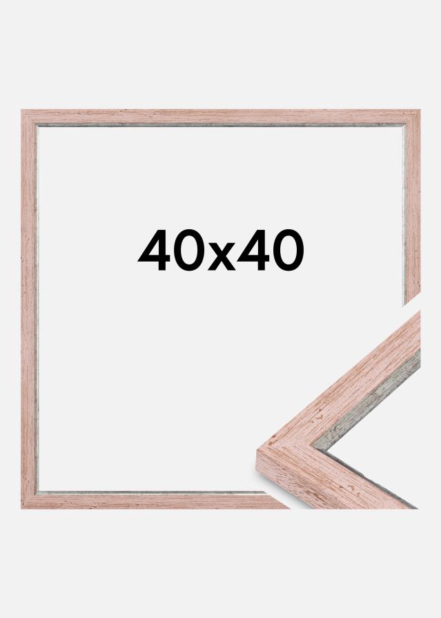 Cadre Whitby Verre Acrylique Rouge 40x40 cm