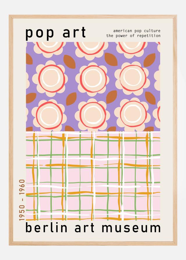 Berlin Art Museum Pop Art Poster