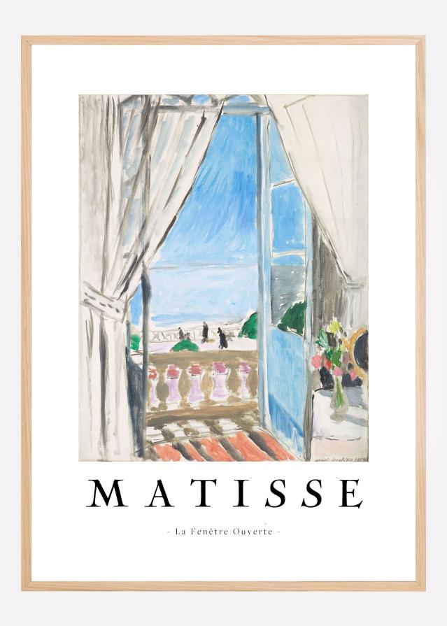 La FenAatre Ouverte II - Henri Matisse Poster
