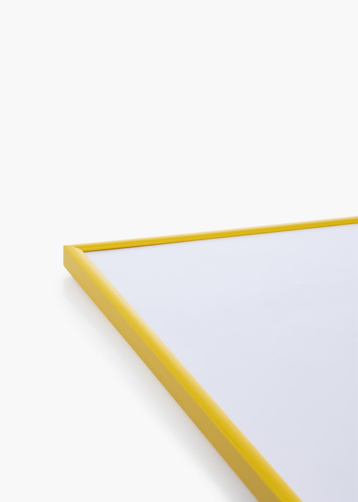 Cadre New Lifestyle Jaune 40x50 cm - Passe-partout Blanc 31x41 cm