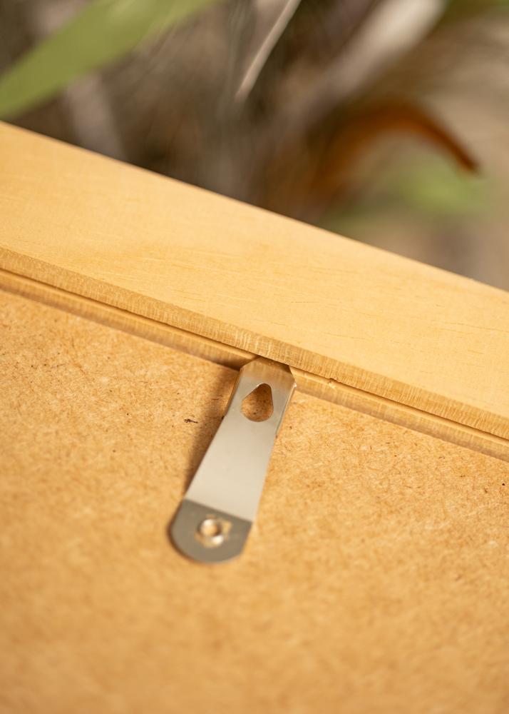 Cadre Juno Bois 40x50 cm - Passe-partout Blanc 27,5x37 cm