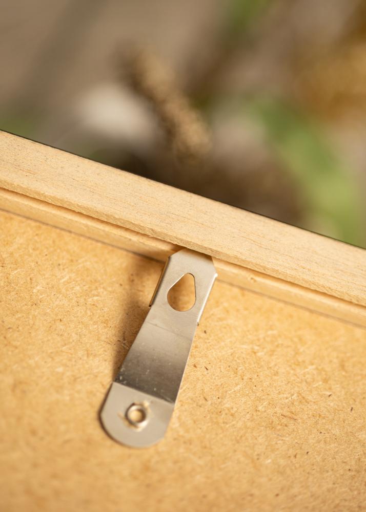 Cadre Hermes Noyer 20x30 cm - Passe-partout Blanc 15x21 cm