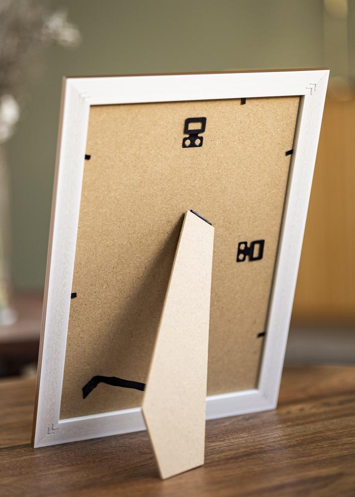 Cadre Swirl Or 20x30 cm - Passe-partout Blanc 15x21 cm