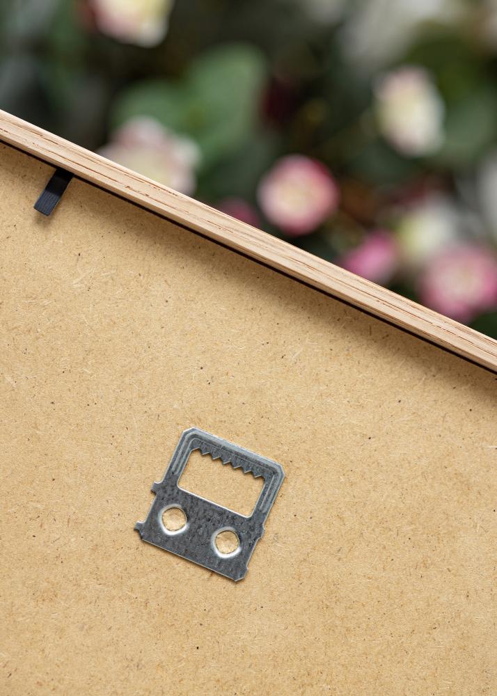 Cadre Mince Chêne Verre Acrylique 28x35 cm