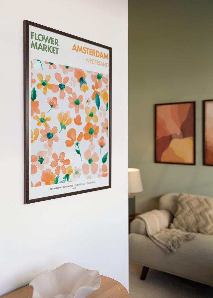 Cadre Trendy Verre Acrylique Noyer 21x29,7 cm (A4)