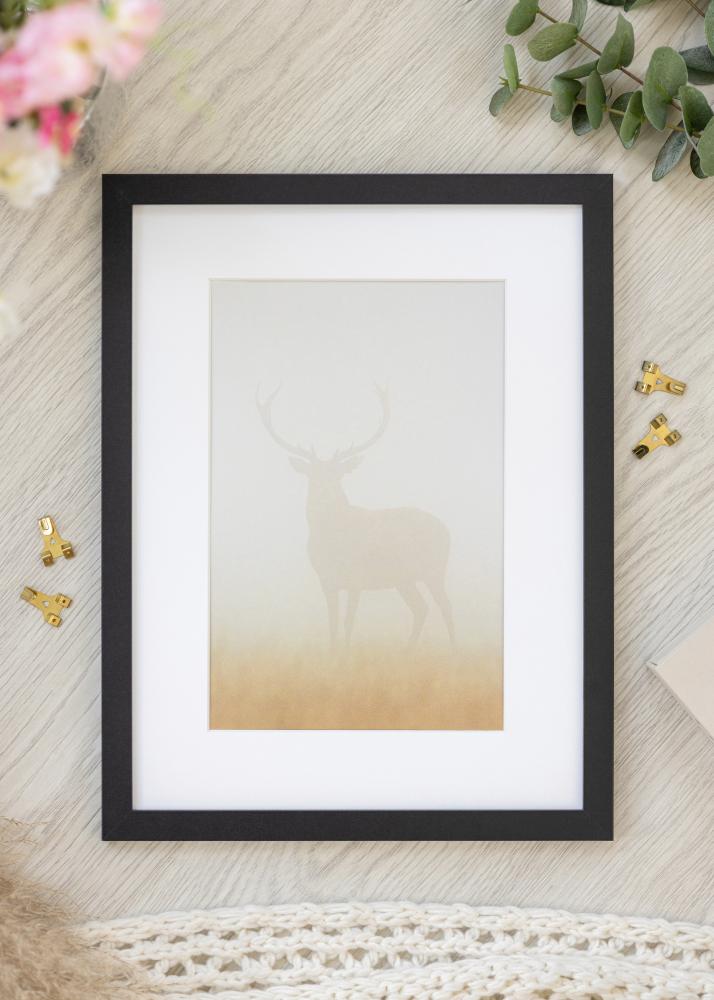 Cadre BGA Classic Verre Acrylique Noir 50x75 cm