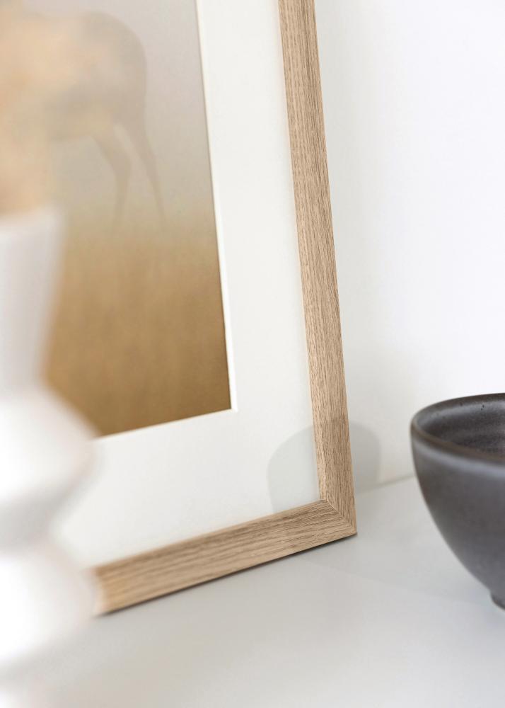 Cadre BGA Classic Verre Acrylique Chêne 40x60 cm