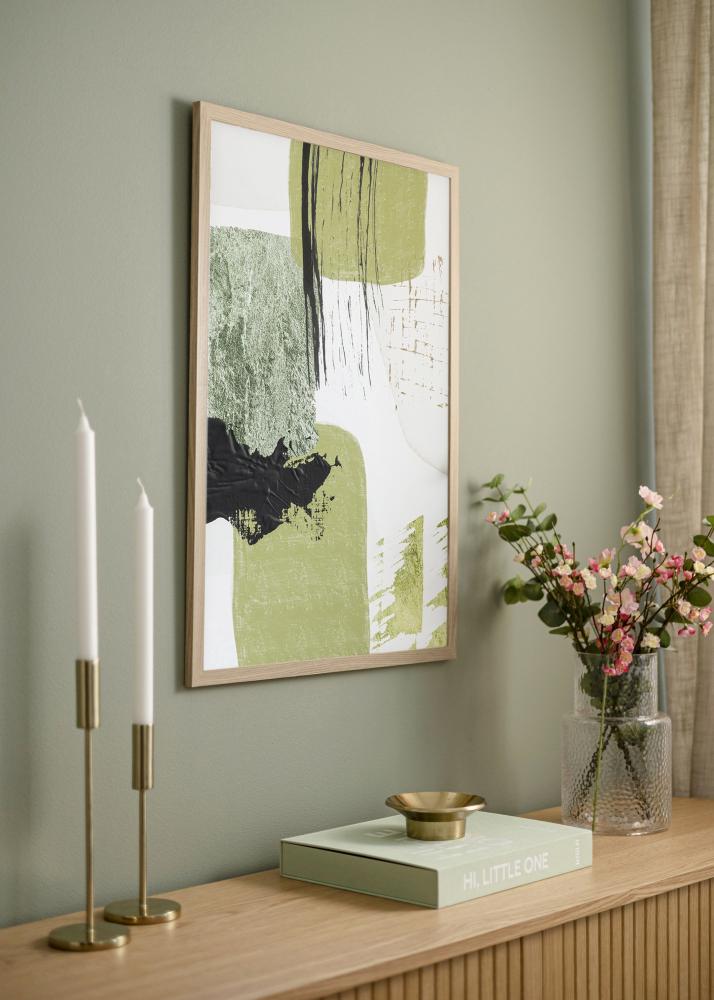 Cadre BGA Classic Verre Acrylique Chêne 40x60 cm