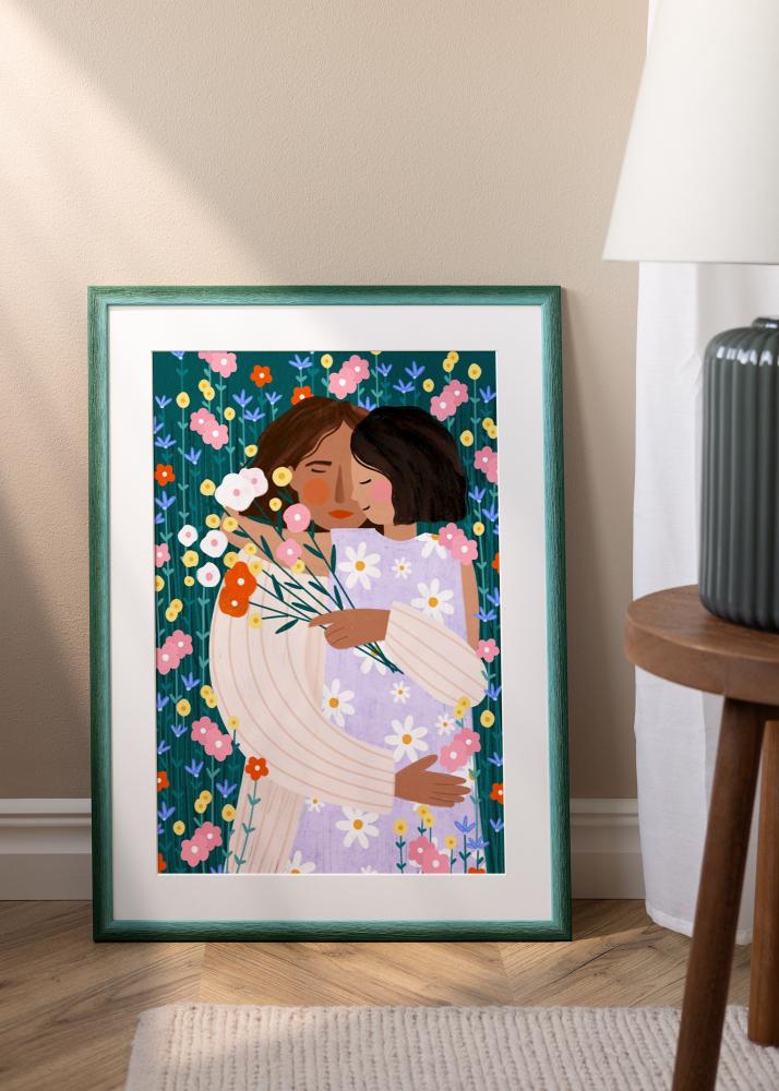 Cadre Cornwall Verre Acrylique Vert Foncé 40x50 cm