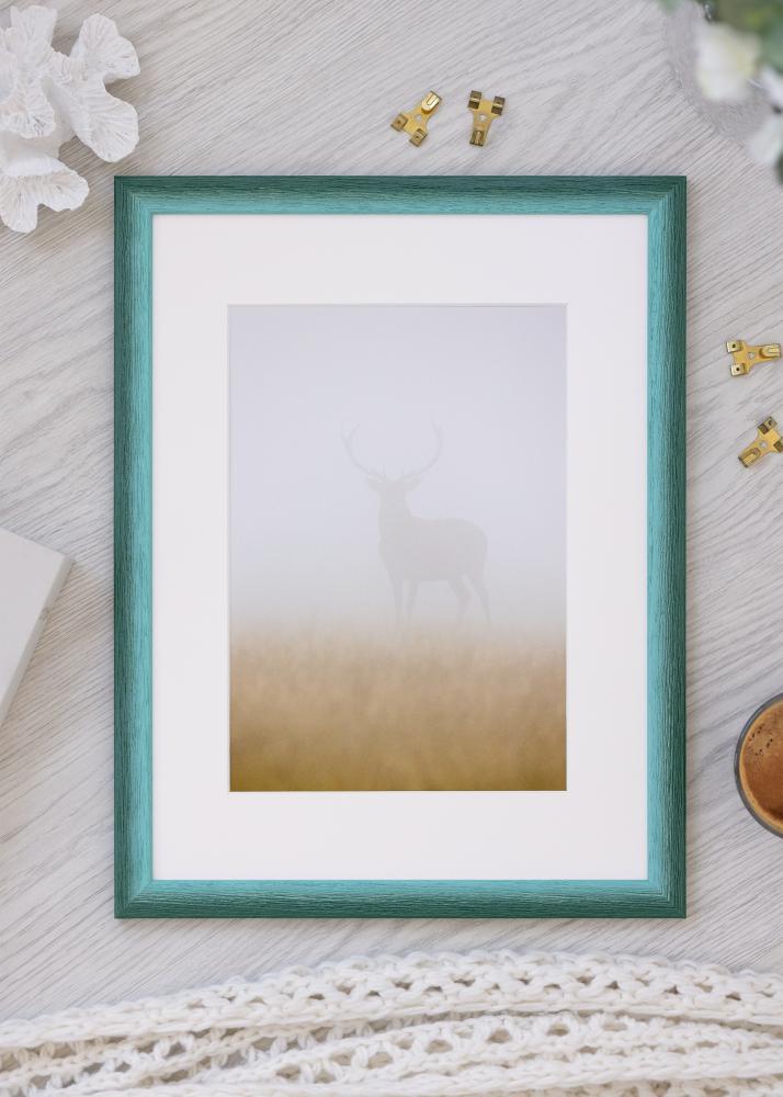 Cadre Cornwall Verre Acrylique Vert Foncé 40x50 cm