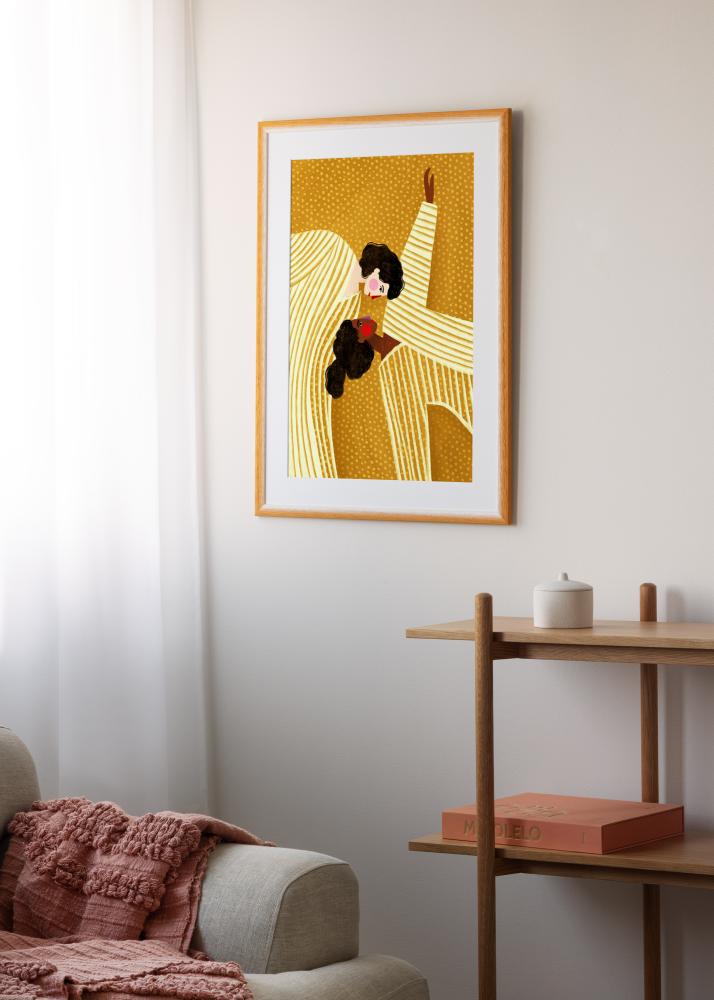 Cadre Cornwall Verre Acrylique Or 30x30 cm