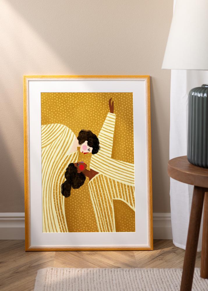 Cadre Cornwall Verre Acrylique Or 30x30 cm