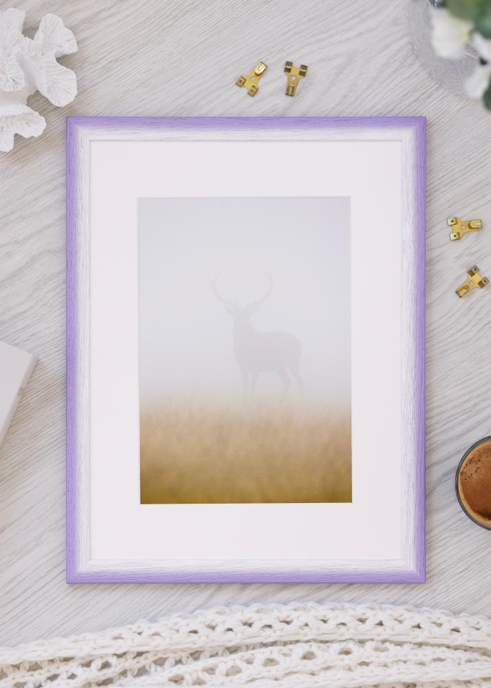 Cadre Cornwall Verre Acrylique Lilas Clair 40x50 cm