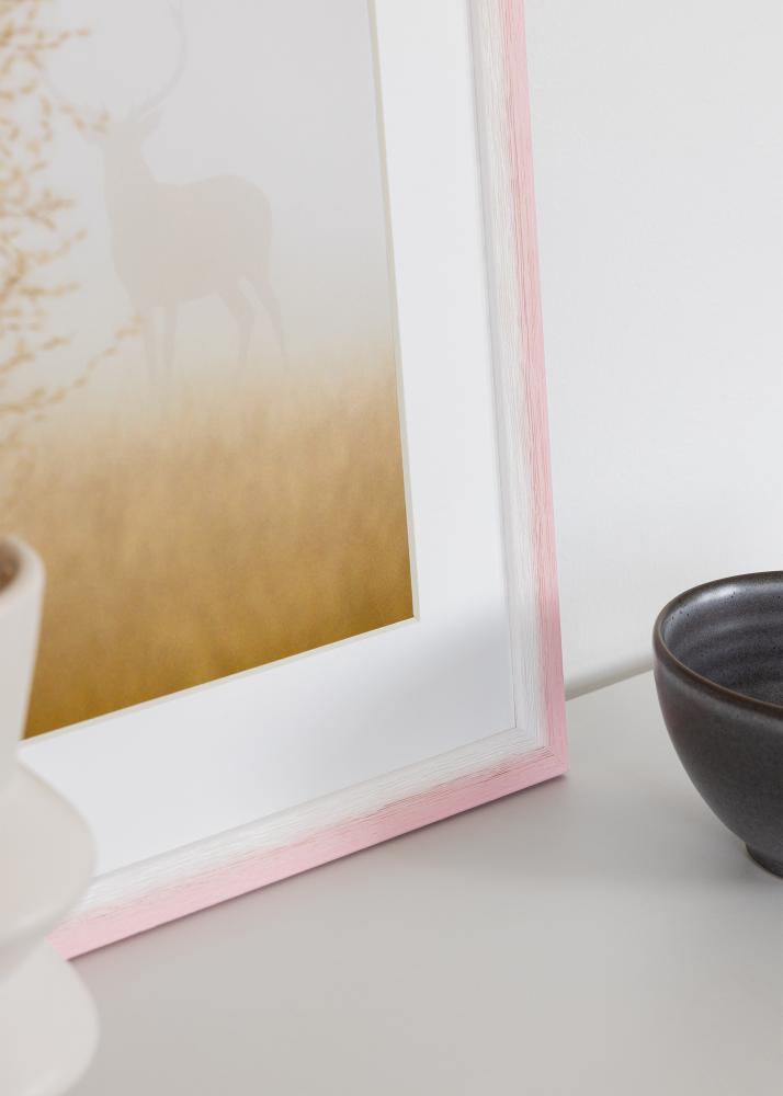 Cadre Cornwall Verre Acrylique Rose 40x50 cm