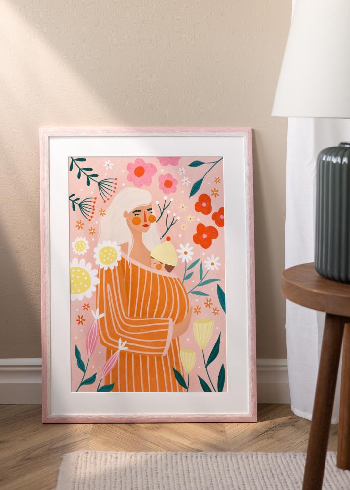 Cadre Cornwall Verre Acrylique Rose 40x50 cm