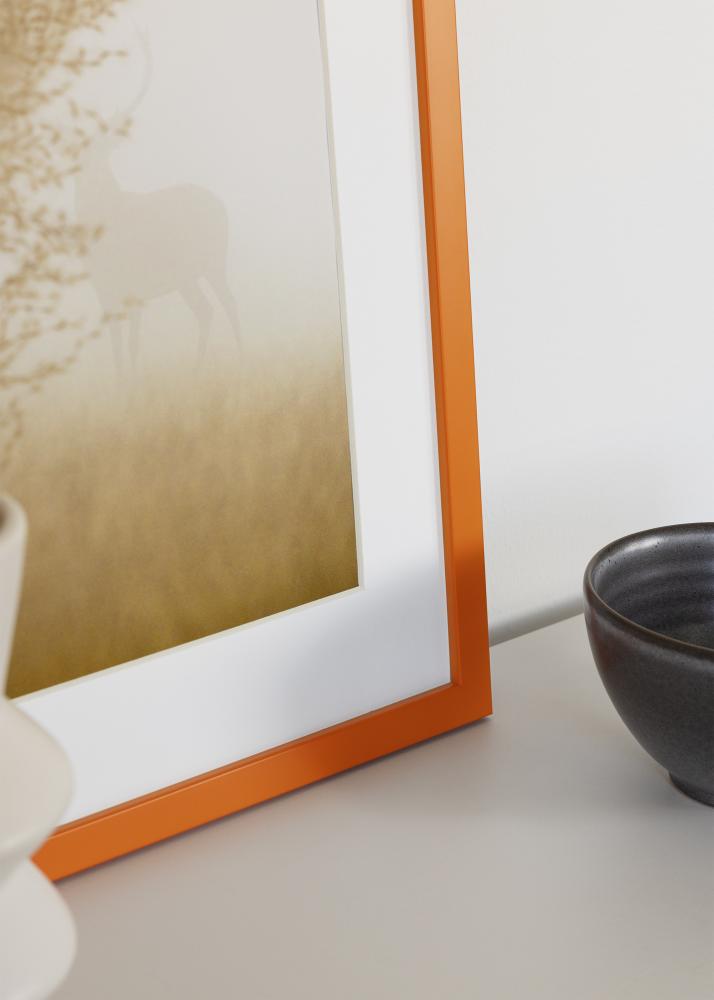 Cadre Kent Verre Acrylique Orange 50x50 cm