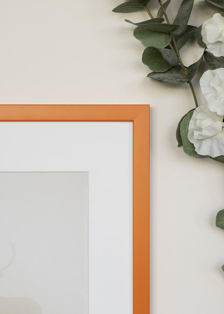 Cadre Kent Verre Acrylique Orange 50x50 cm