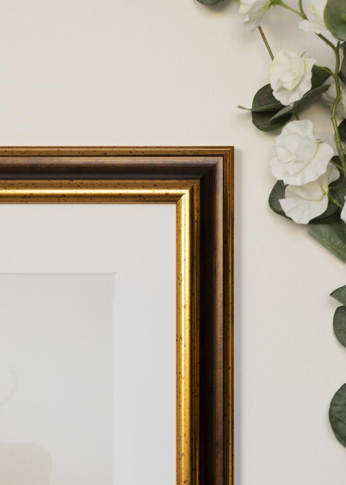 Cadre Aberystwyth Verre Acrylique Or 21x29,7 cm (A4)