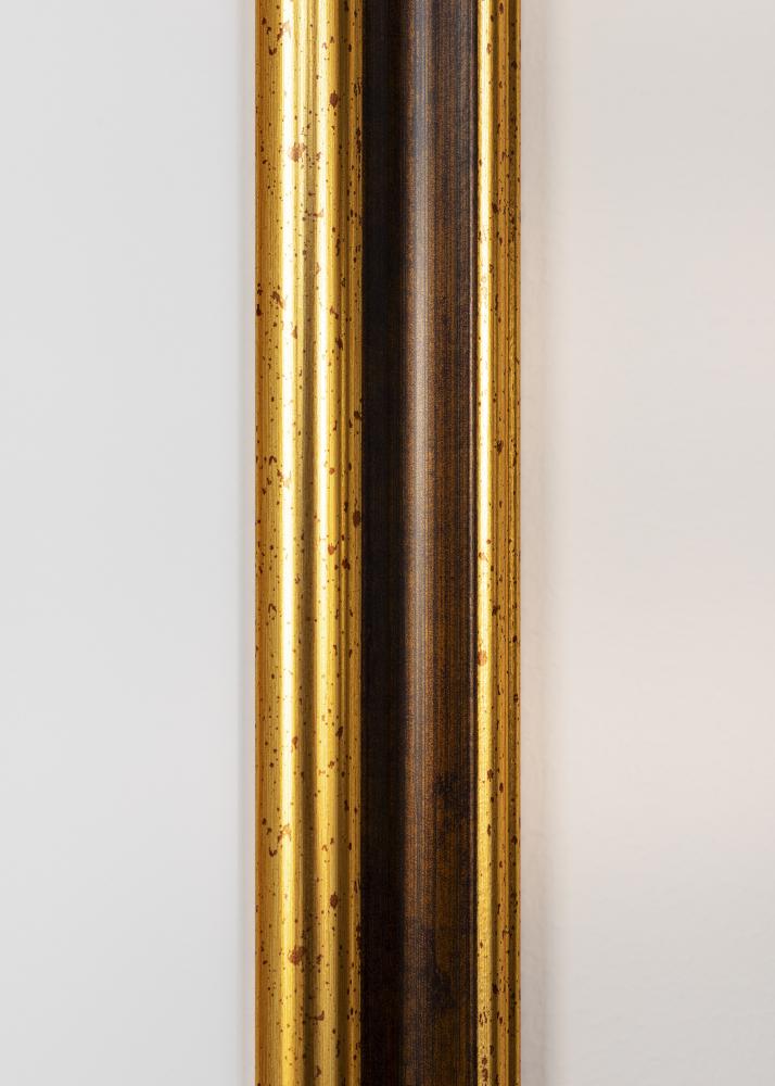 Cadre Aberystwyth Verre Acrylique Or 21x29,7 cm (A4)