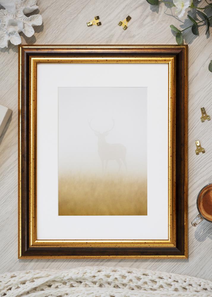 Cadre Aberystwyth Verre Acrylique Or 21x29,7 cm (A4)