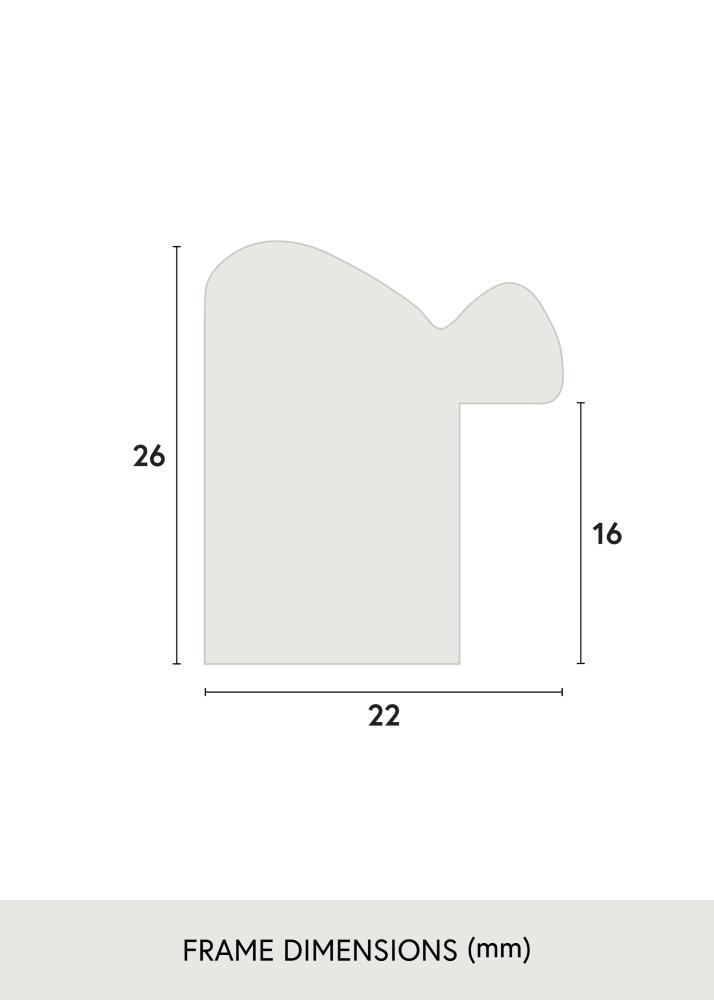 Cadre Canterbury Verre Acrylique Vert 60x80 cm