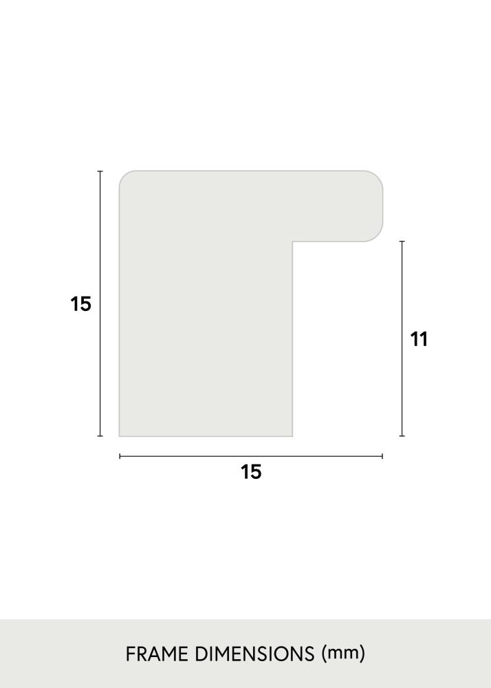 Cadre Vemdalen Verre Acrylique Chêne 22x72 cm