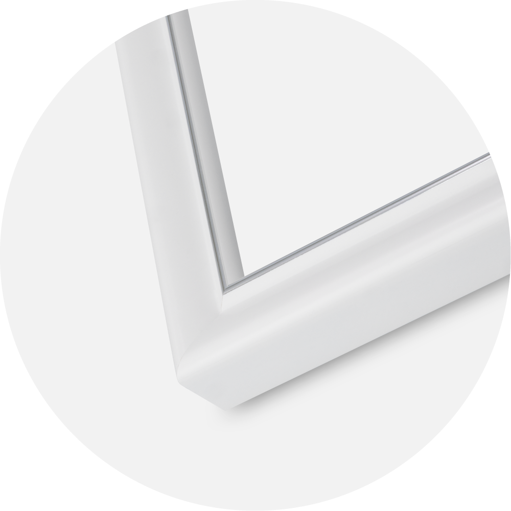 Cadre Canterbury Verre Acrylique Blanc 40x50 cm