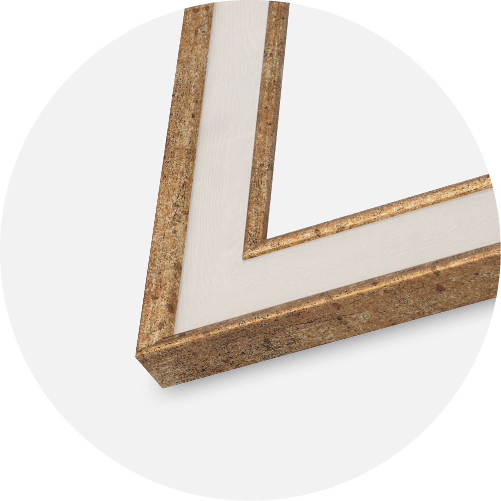 Cadre Dolly Verre Acrylique Or 21x29,7 cm (A4)