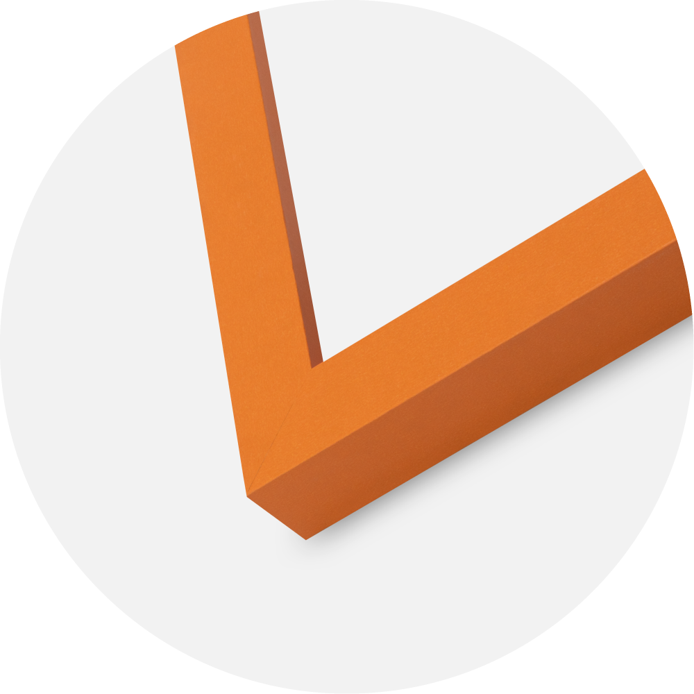 Cadre Selection Verre Acrylique Orange 59.4x84 cm (A1)