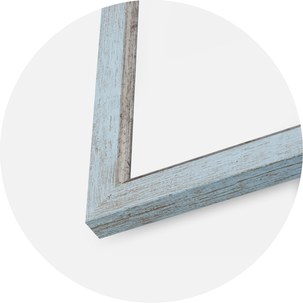 Cadre Whitby Verre Acrylique Bleu 30x30 cm