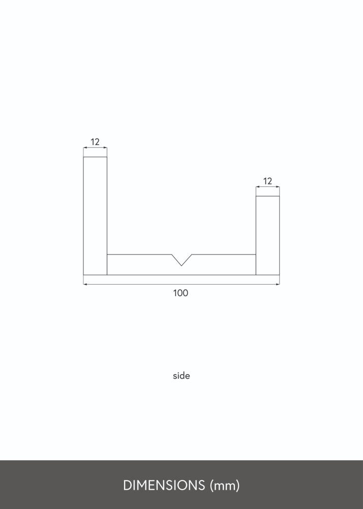 KAILA Étagère à Cadres Noire 140 cm