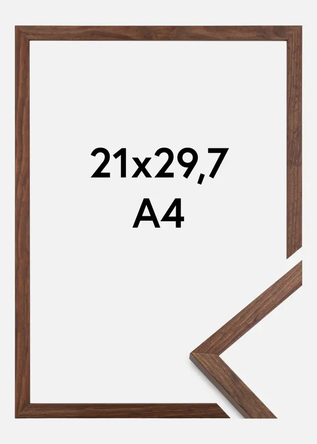 Cadre Valbo Noyer 21x29,7 cm (A4)