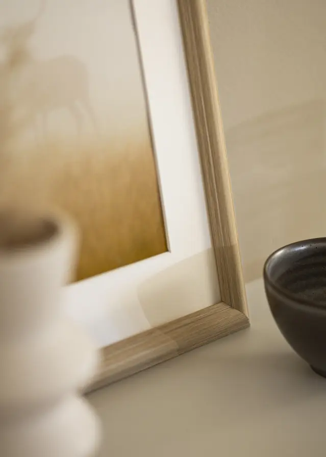 Cadre Västkusten Verre Acrylique Chêne 40x100 cm